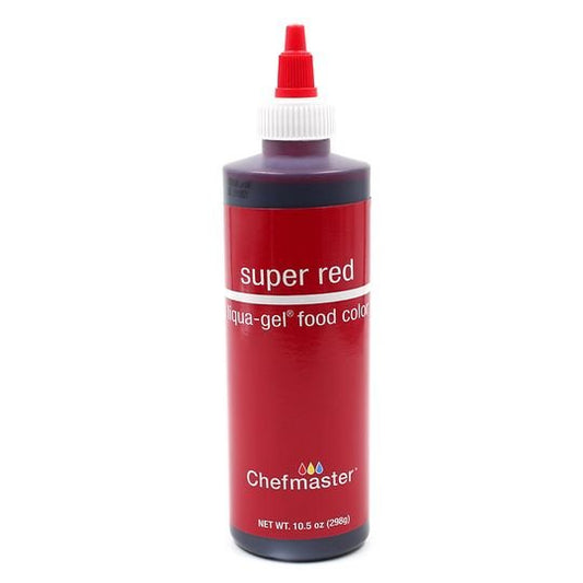 Chefmaster By Us Cake Supply 10.5-ounce Super Red Liqua-gel Cake Food Coloring