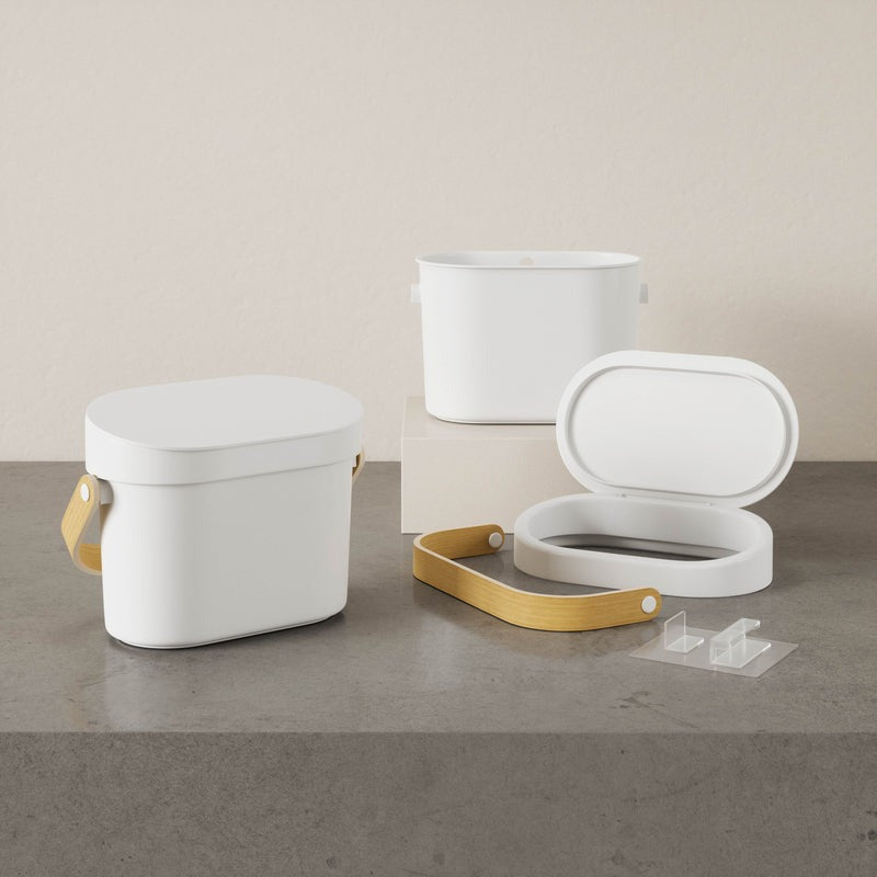 Bellwood Compost Bin 4L Capacity - White