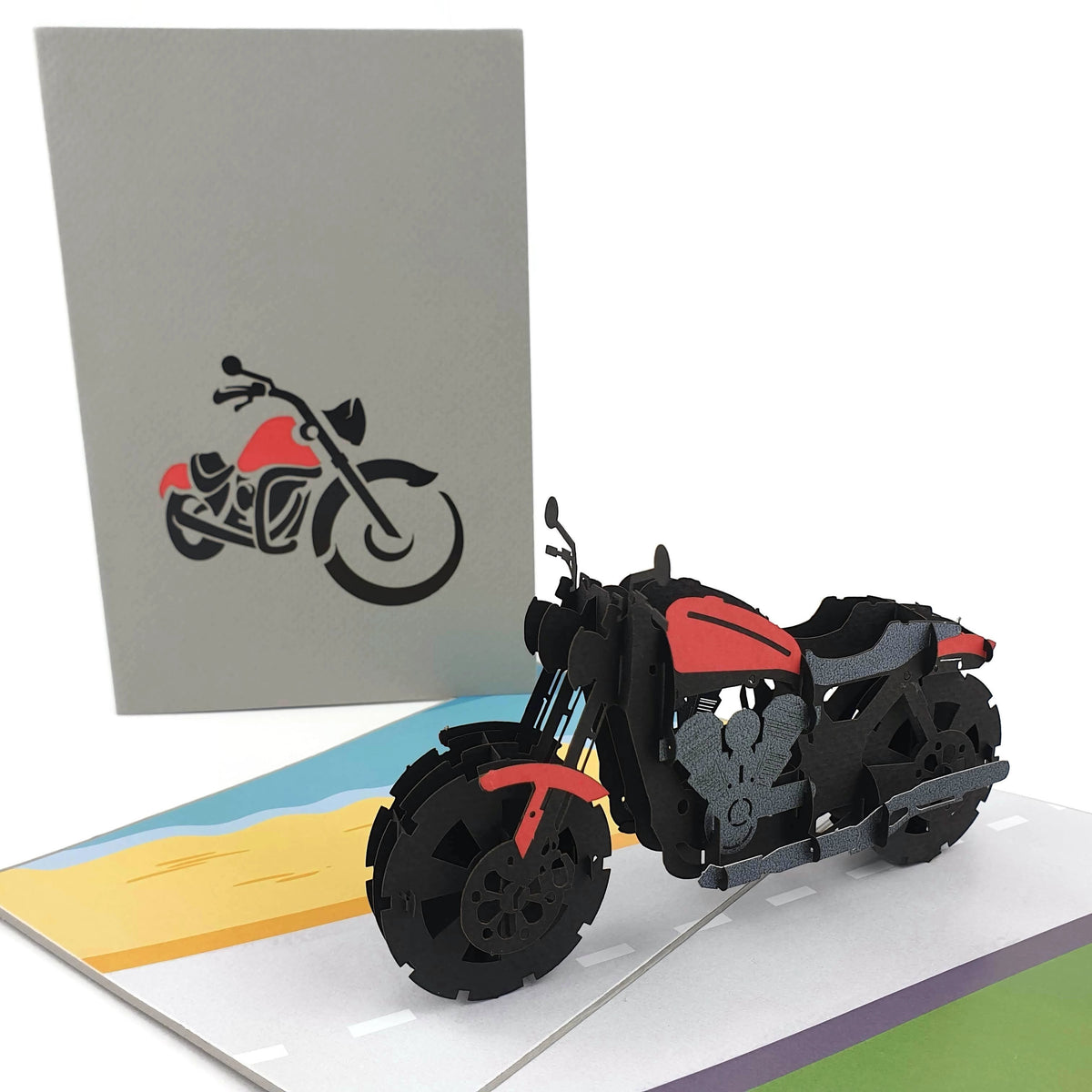 Colorpop Up Card Harley Davidson
