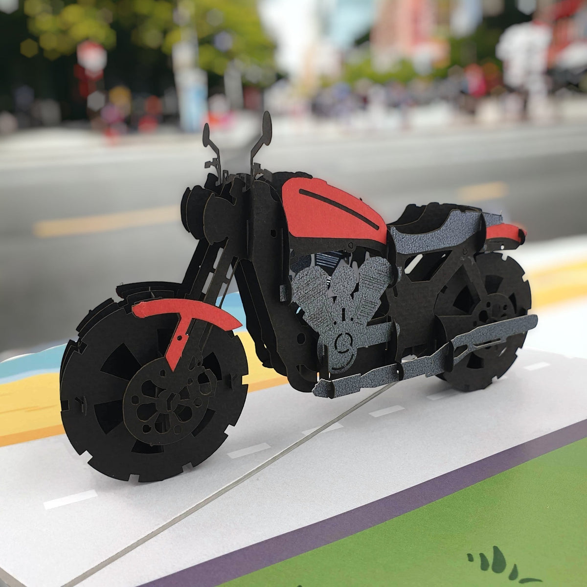 Colorpop Up Card Harley Davidson