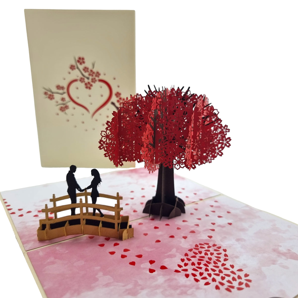 Colorpop Up Card Cherry Blosssom Love Scene