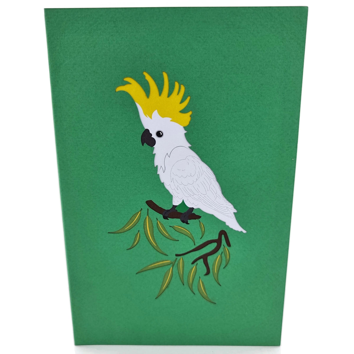Colorpop Up Card Cockatoo Bird