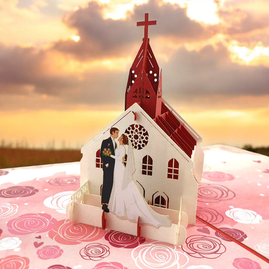 Colorpop Up Card Wedding Chapel