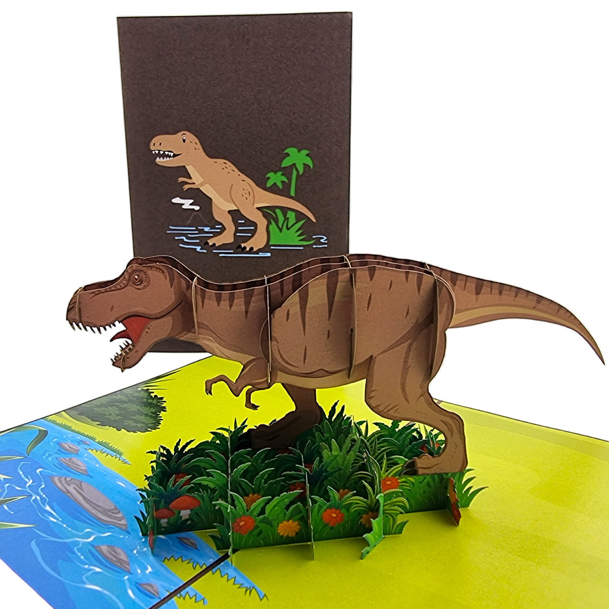 Colorpop Card T-Rex Dinosaur