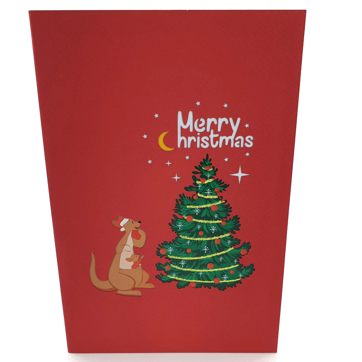 Colorpop Up Card Kangaroo And Chirstmas