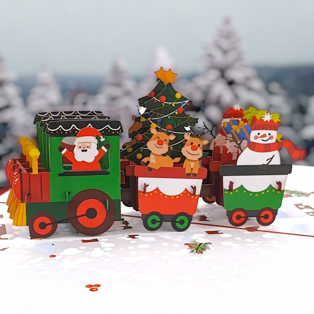 Colorpop Up Santa'S Christmas Train