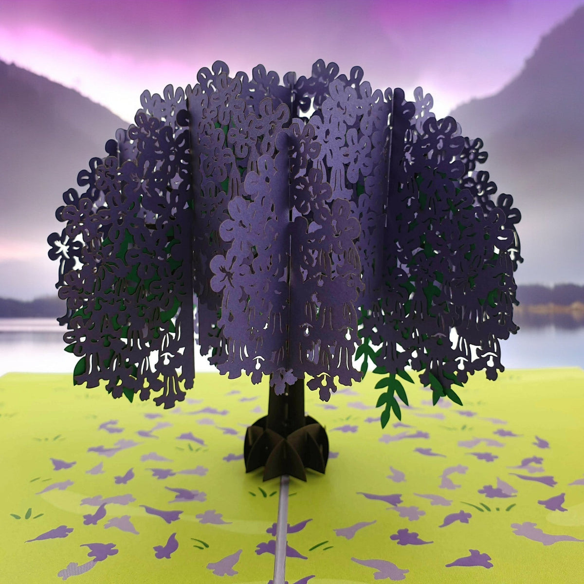 Colorpop Up Card Jacaranda Tree