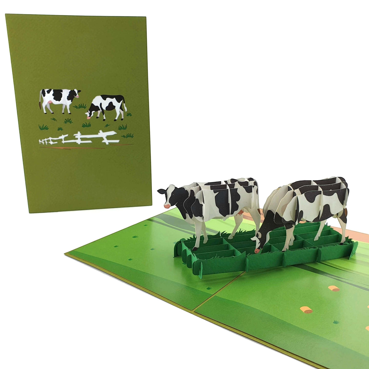 Colorpop Up Card Cows