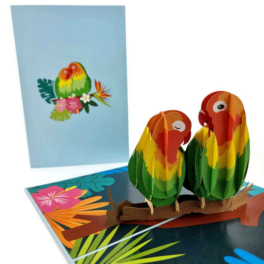Colorpop Up Card Love Birds