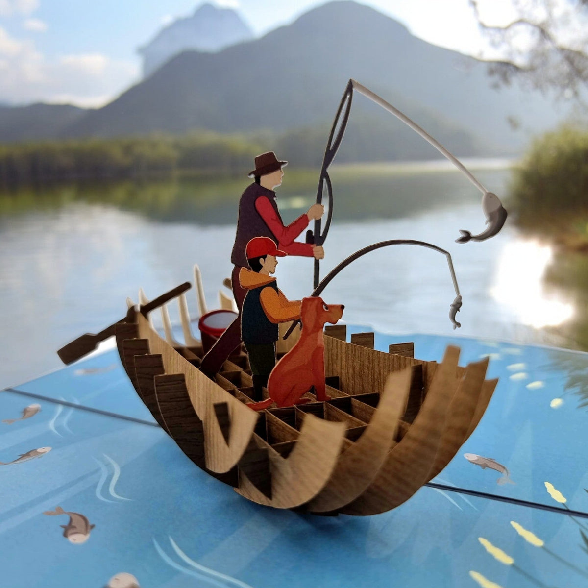 Colorpop Up Card Fishing