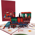 Colorpop Up Card Santa Train
