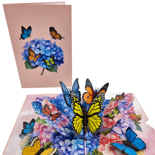 Colorpop Up Card Butterfly Garden