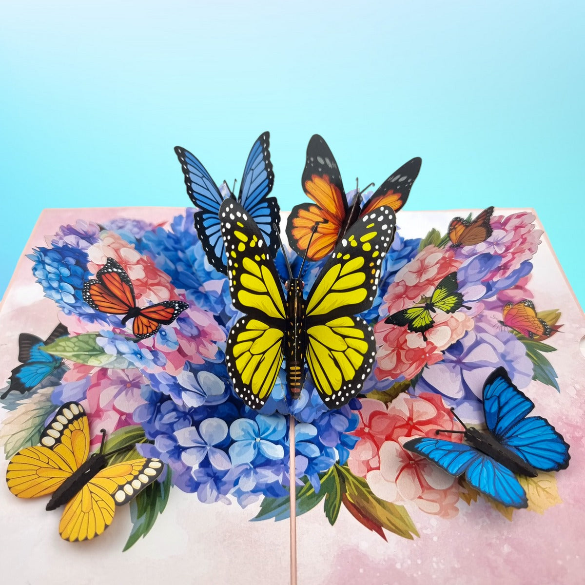 Colorpop Up Card Butterfly Garden