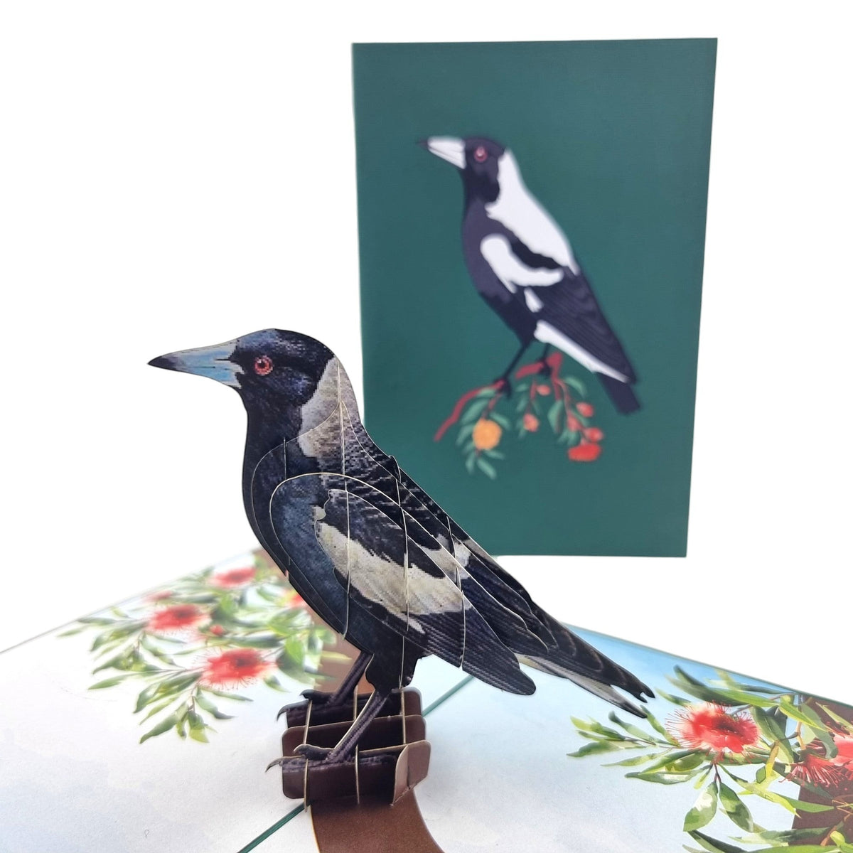 Colorpop Up Card Magpie