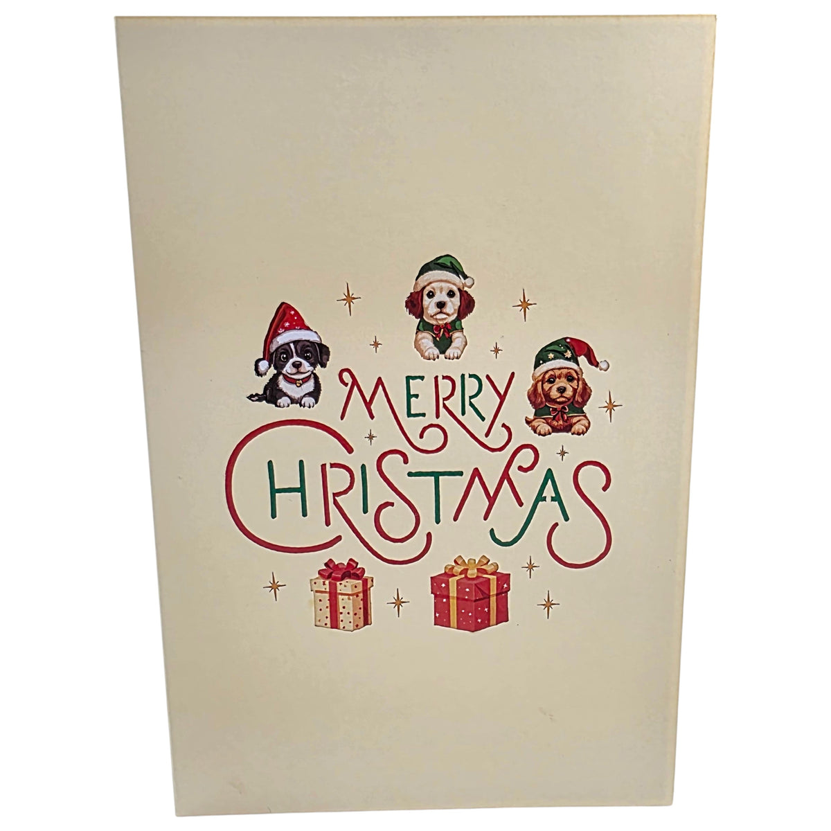 Colorpop Up Card Christmas Puppies