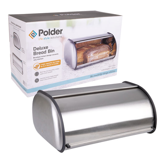 Polder Stainless Steel Bread Bin / Box