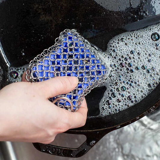 Lodge Blue Chainmail Scrubbing Pad