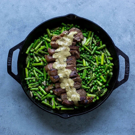 Lodge Pan, Dual Handle, Seasoned, 12 Inch