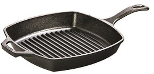 Lodge 10.5 Inch Square Cast Iron Grill