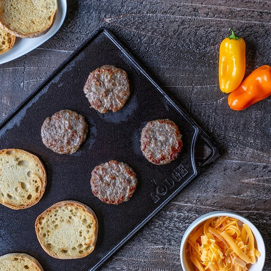 Lodge Rectangular Cast Iron Rev. Grill