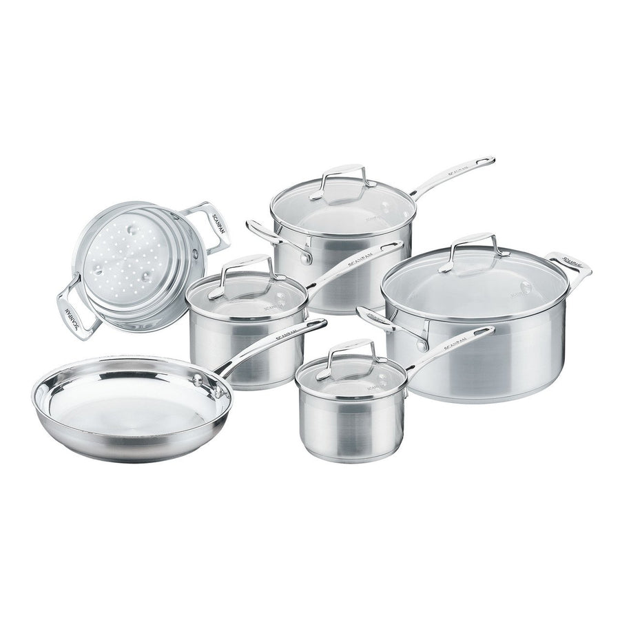 Scanpan Impact 6pc Cookware Set, STAINLESS STEEL