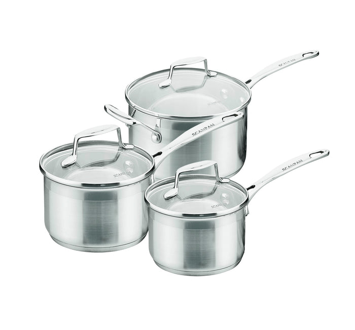 Scanpan Impact 3 Piece Saucepan Set