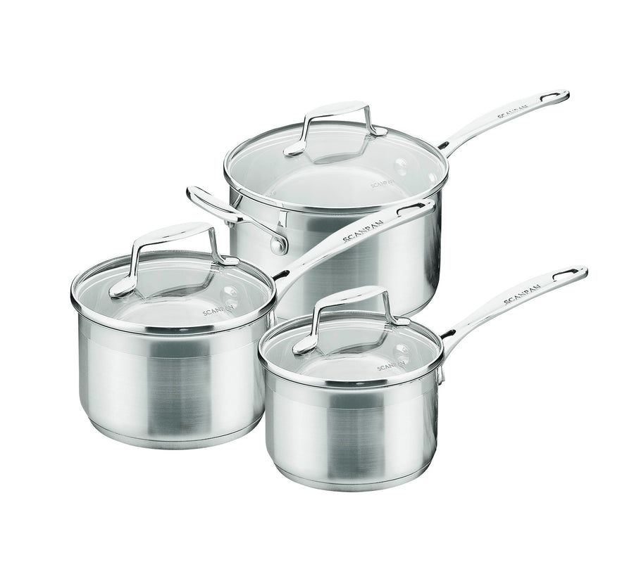 Scanpan Impact 3 Piece Saucepan Set