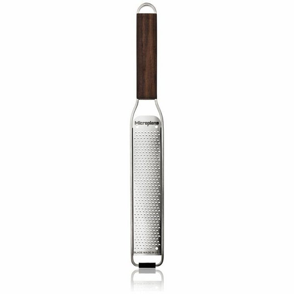 Microplane Master Series Rasp Style Zester Cheese Grater With Wood Handle