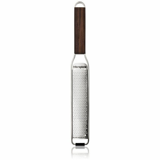 Microplane Master Series Rasp Style Zester Cheese Grater With Wood Handle