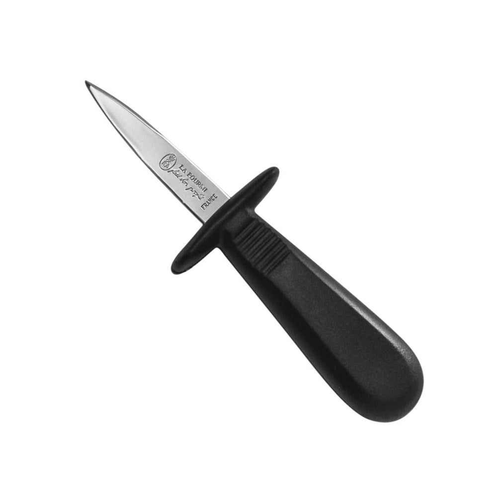Oyster Knife Black With Guard