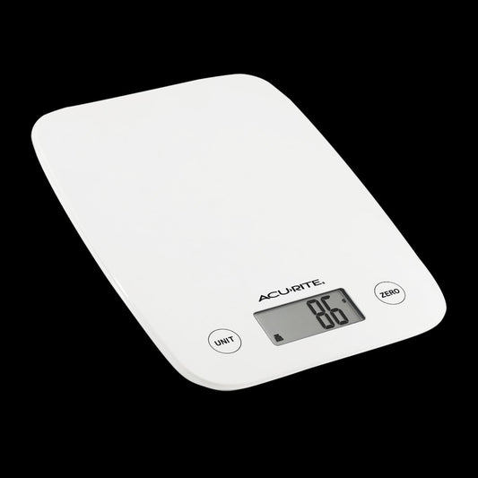Accurite Compact Electronic Scale 5kg / 1g Wht