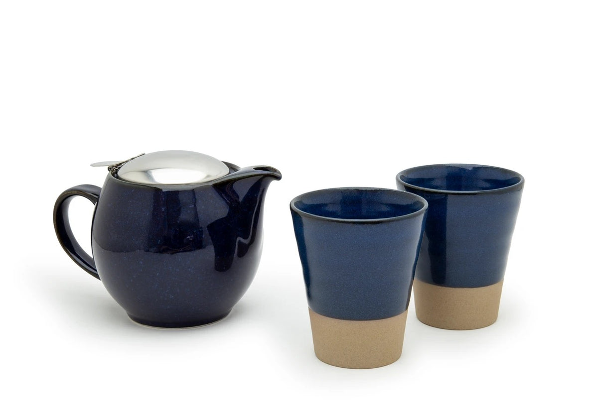 Zero Japan Blue Jeans 450ml Teapot Gift Set