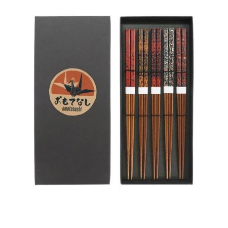 Omotenashi Nosutarujia 5 Chopstick Set