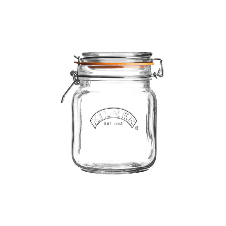 Kilner Square Clip Top Jar 1 Litre