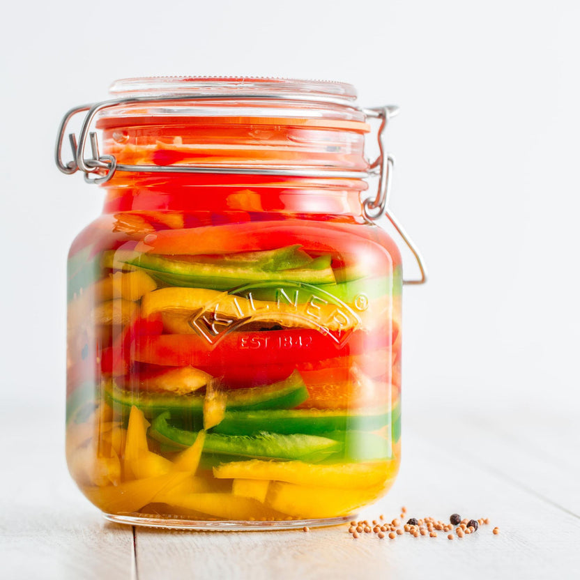 Kilner Square Clip Top Jar 1 Litre