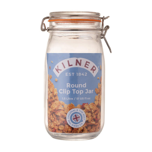 Kilner Round Clip Top Jar 1.5 Litre