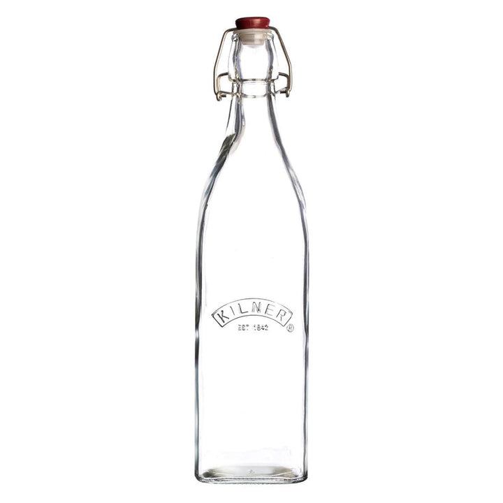 Kilner Square Clip Top Bottle 1 Litre