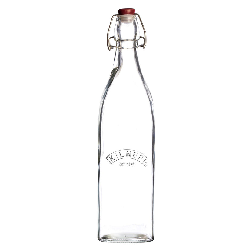 Kilner Square Clip Top Bottle 1 Litre