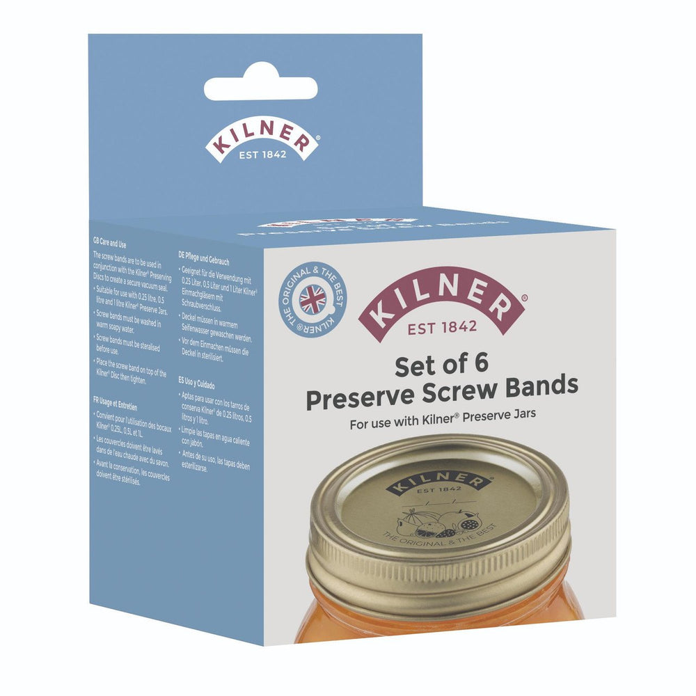 Kilner Genuine Screw Bands (6pack)