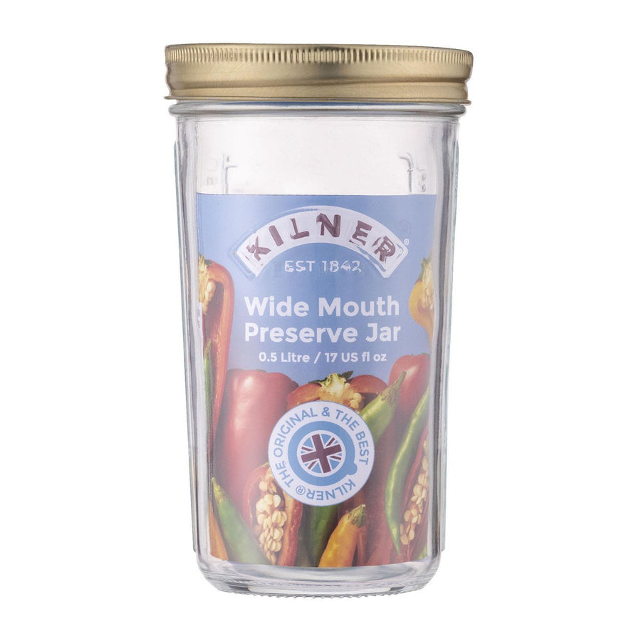 Kilner Wide Mouth Preserve Jar 500ml