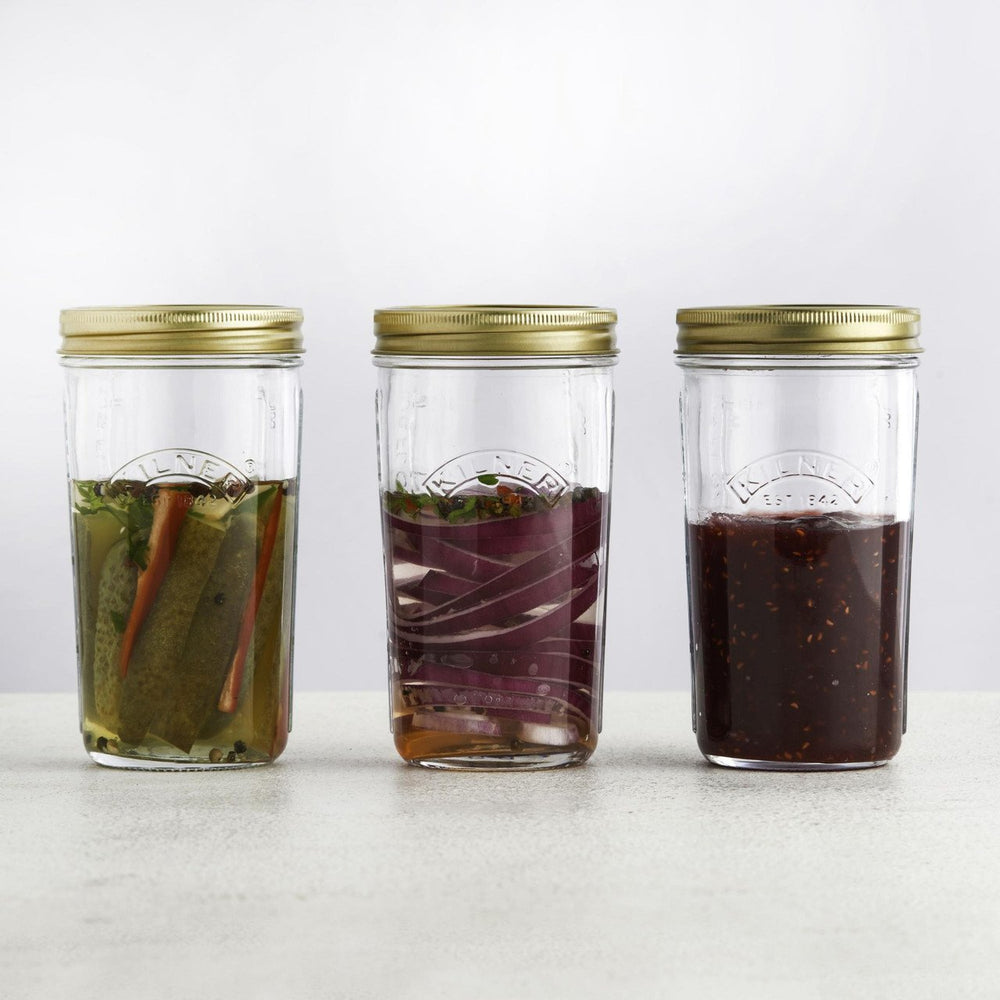 Kilner Wide Mouth Preserve Set/6 500ml
