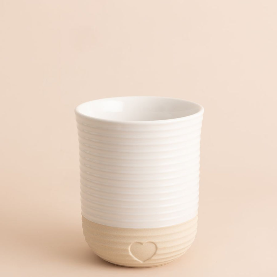 Mason Cash Rustic Charm Utensil Storage Pot 15Cm