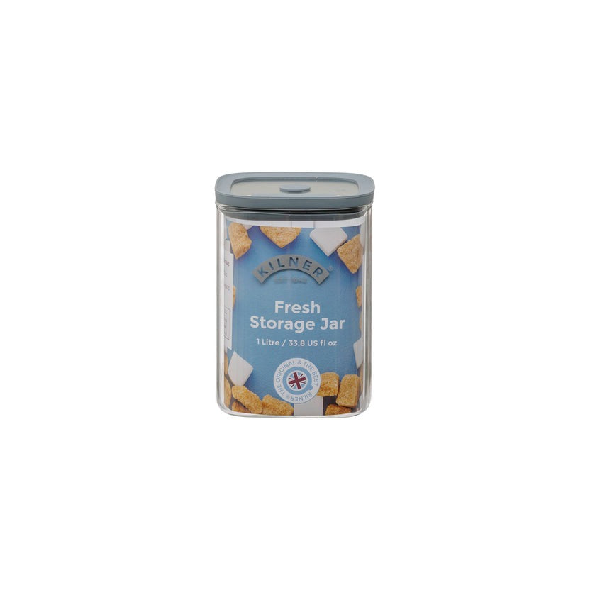 Kilner Fresh Storage Square Jar 1 Litre