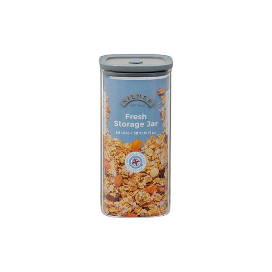 Kilner Fresh Storage Square Jar 1.5L