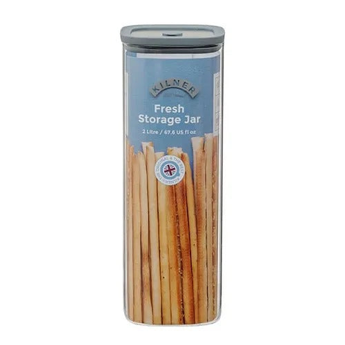 KILNER FRESH STORAGE SQUARE JAR 2 LITRE
