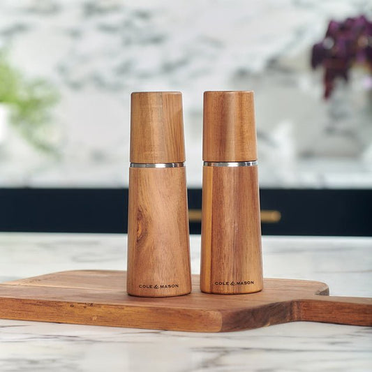 Cole & Mason Marlow Acacia Wood Salt And Pepper Mills