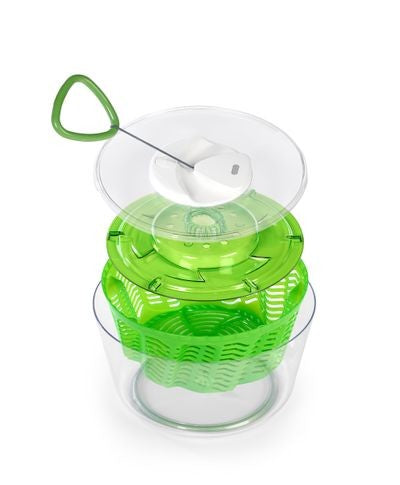 Easy Spin 2 Large Salad Spinner Green