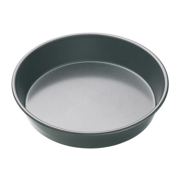 Mastercraft 23cm Heavy Base Non-Stick Deep Pie Cake Pan Baking Mould Black