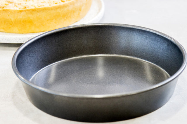 Mastercraft 23cm Heavy Base Non-Stick Deep Pie Cake Pan Baking Mould Black