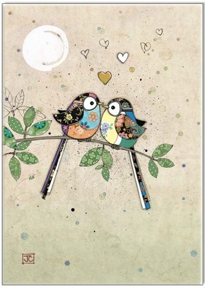 Bird Kiss Card